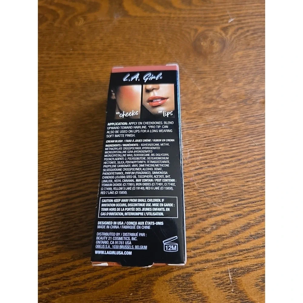 L.A. GIRL Soft Matte Cream Blush, Grace GBL442‎ SOFT MATTE